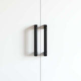 vidaXL Handvat Effen 2 pcs Zwart 380 x 34 x 85 mm Aluminium en PP