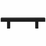 vidaXL Kast Handvat 2 pcs Zwart 150 x 12,3 x 35,2 mm Roestvrij staal