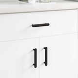 vidaXL Kast Handvat 2 pcs Zwart 121 x 16,6 x 28,3 mm IJzer
