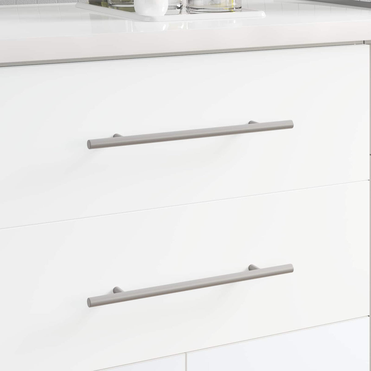 vidaXL Cabinet Handle 2 pcs Silver 300 mm Stainless steel