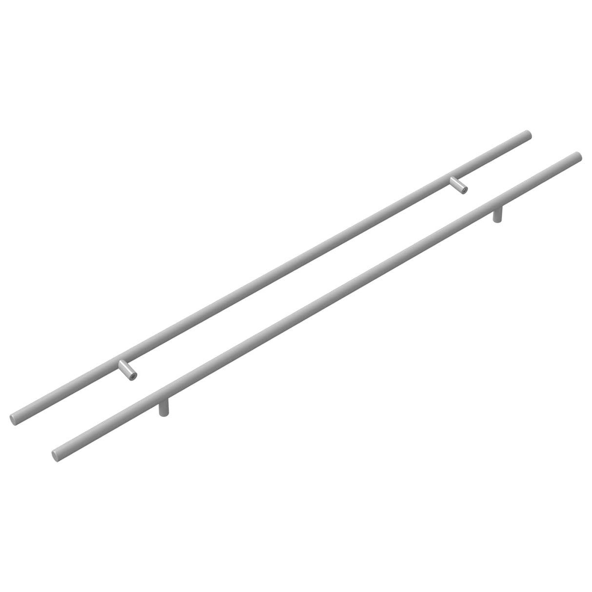vidaXL Kast Handvat 2 pcs Zilver 700mm Roestvrij staal