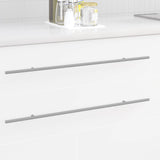 vidaXL Kast Handvat 2 pcs Zilver 700mm Roestvrij staal