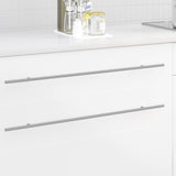 vidaXL Cabinet Handle 2 pcs Silver 800 mm Stainless steel