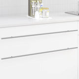 vidaXL Cabinet Handle 2 pcs Silver 900 mm Stainless steel