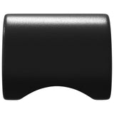 vidaXL Cabinet Knob 2 pcs Black 18 x 23 mm Iron