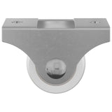 vidaXL Caster 2 pcs Wit 42 x 11,5 x 29 mm IJzer