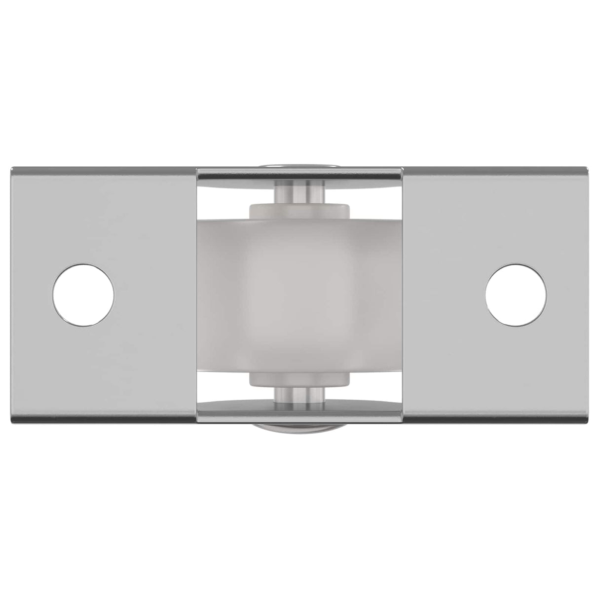 vidaXL Caster 2 pcs Wit 42 x 11,5 x 29 mm IJzer