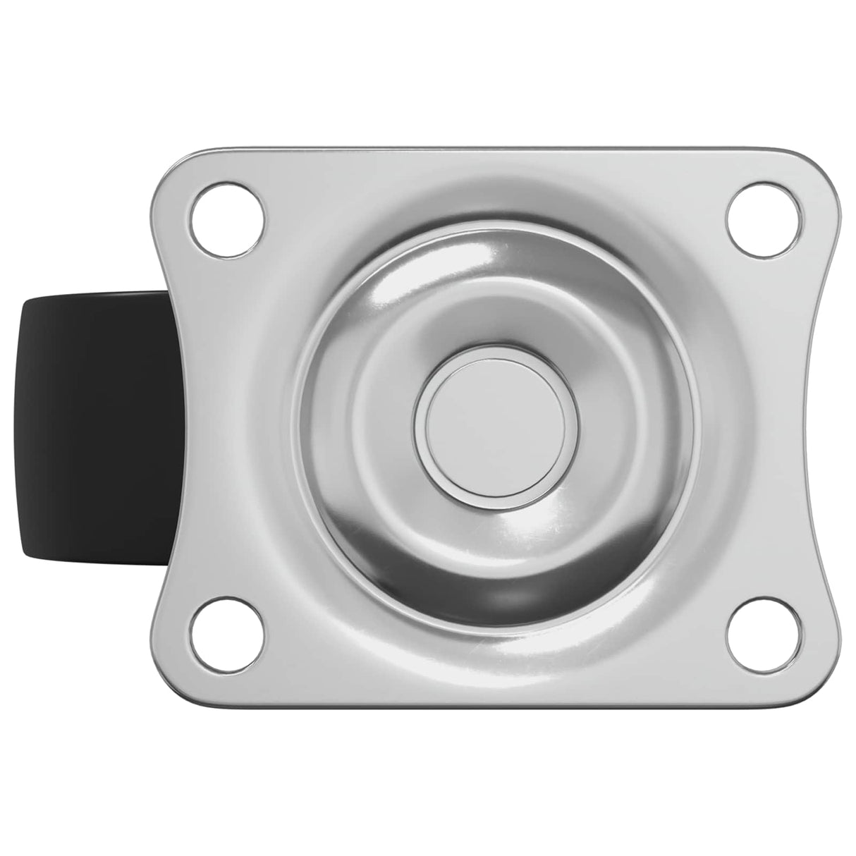 vidaXL Zwenkwiel 2 pcs Zilver 60 x 60 x 50 mm Ijs en nylon