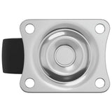 vidaXL Zwenkwiel 2 pcs Zilver 60 x 60 x 50 mm Ijs en nylon