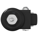 vidaXL Zwenkwiel 2 pcs Zwart 40,4 x 40,4 x 19,7 mm Ijs en nylon