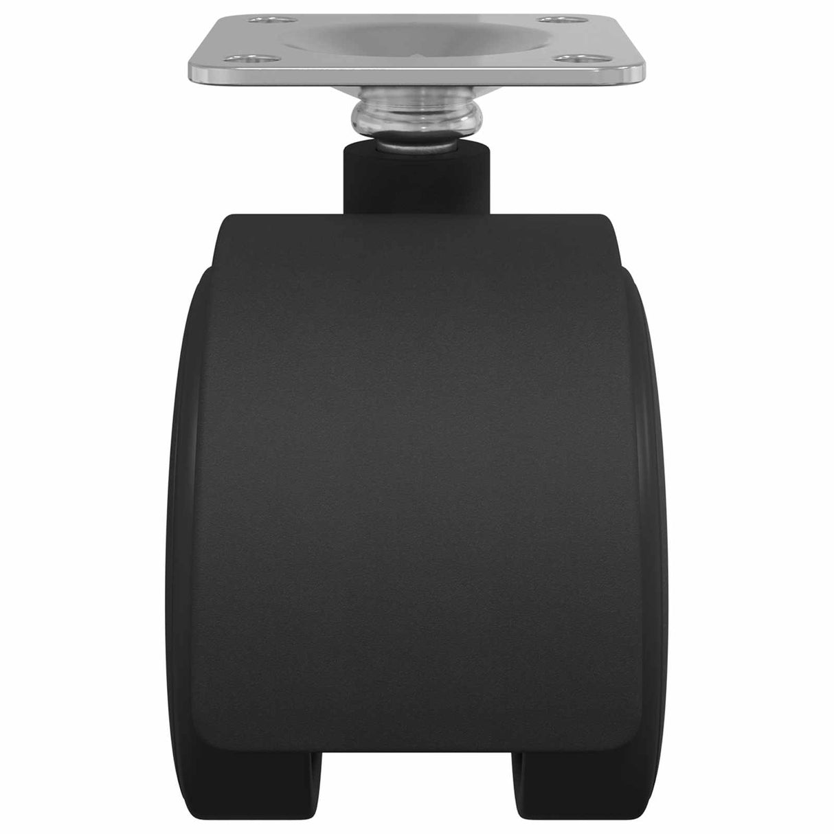 vidaXL Zwenkwiel 2 pcs Zwart 39,5 x 39,5 x 37,8 mm Ijzer en PP