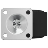 vidaXL Zwenkwiel 2 pcs Zwart 39,5 x 39,5 x 37,8 mm Ijzer en PP