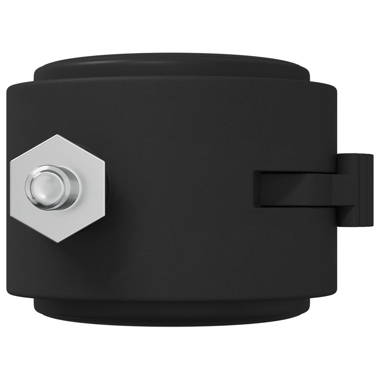 vidaXL Caster 2 pcs Zwart en Zilver 40,1 x 40,1 x 37,8 mm Ijzer en PP