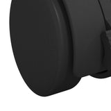 vidaXL Caster 2 pcs Zwart en Zilver 40,1 x 40,1 x 37,8 mm Ijzer en PP