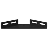 vidaXL Hoekbeugel 2 pcs Zwart 138,5 x 50,5 x 16 mm IJzer