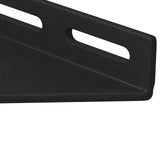 vidaXL Hoekbeugel 2 pcs Zwart 138,5 x 50,5 x 16 mm IJzer