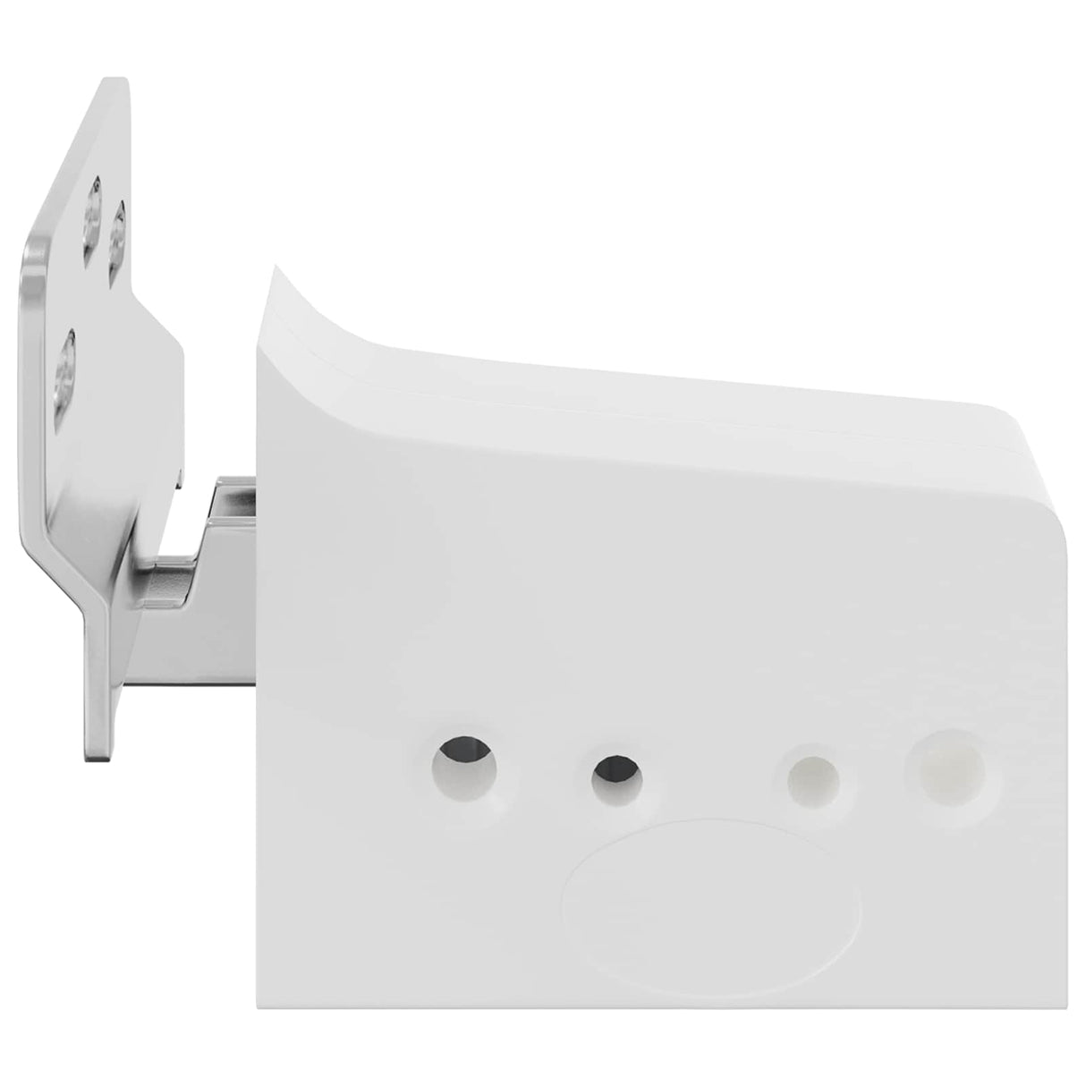 vidaXL Kast ophangbeugel 2 pcs Wit 70 x 48 x 19 mm Ijzer en Plastic