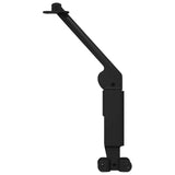 vidaXL Deksel ondersteuningsscharnier 2 pcs Zwart 192 x 32 x 50 mm