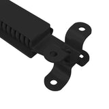 vidaXL Deksel ondersteuningsscharnier 2 pcs Zwart 192 x 32 x 50 mm