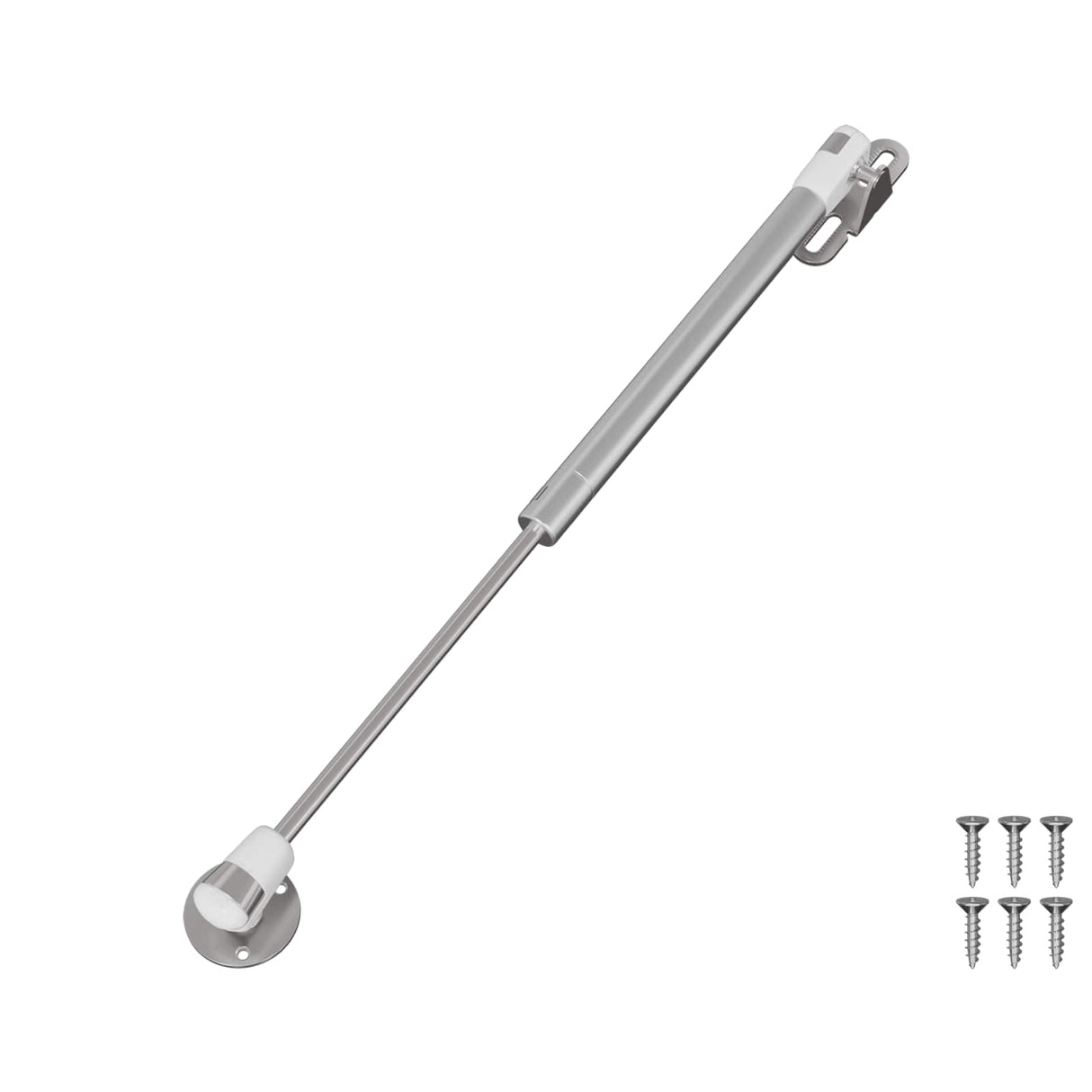 vidaXL Hydraulische gasveer 2 pcs Zilver 280 x 17 x 16 mm PP en ijzer