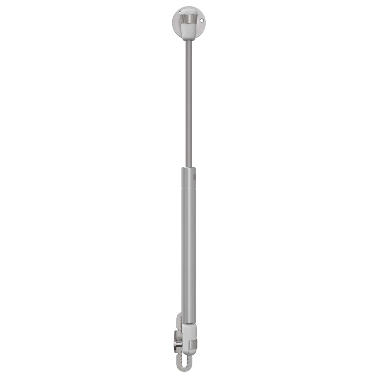 vidaXL Hydraulische gasveer 2 pcs Zilver 280 x 17 x 16 mm PP en ijzer
