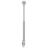 vidaXL Hydraulische gasveer 2 pcs Zilver 280 x 17 x 16 mm PP en ijzer