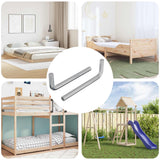 vidaXL Inbussleutel 2 pcs Zilver 20 x 52 mm Staal