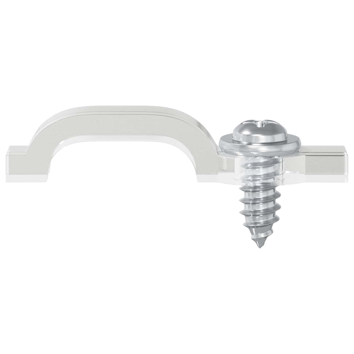 vidaXL LED stripclips 2 pcs Doorzichtig 23,8 x 7,3 x 4,3 mm