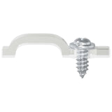 vidaXL LED stripclips 2 pcs Doorzichtig 23,8 x 7,3 x 4,3 mm