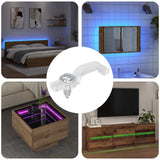 vidaXL LED stripclips 2 pcs Doorzichtig 23,8 x 7,3 x 4,3 mm