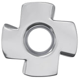vidaXL Geprongde T-moer 2 pcs Zilver M6 mm Staal