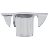 vidaXL Geprongde T-moer 2 pcs Zilver M6 mm Staal