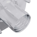 vidaXL Geprongde T-moer 2 pcs Zilver M6 mm Staal