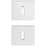 vidaXL Spiegel Steun 2 pcs Nikkel 35 x 30 x 8,3 mm Staal