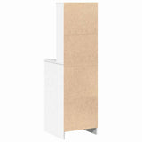 vidaXL Highboard met lade Wit 40 x 41 x 135 cm Bewerkt hout