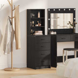 vidaXL Highboard met lade Wit 40 x 41 x 135 cm Bewerkt hout