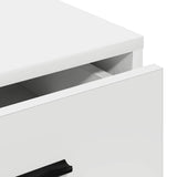 vidaXL Dressoir met lade Wit 40 x 41 x 75 cm Bewerkt hout