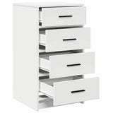 vidaXL Dressoir met lade Wit 40 x 41 x 75 cm Bewerkt hout