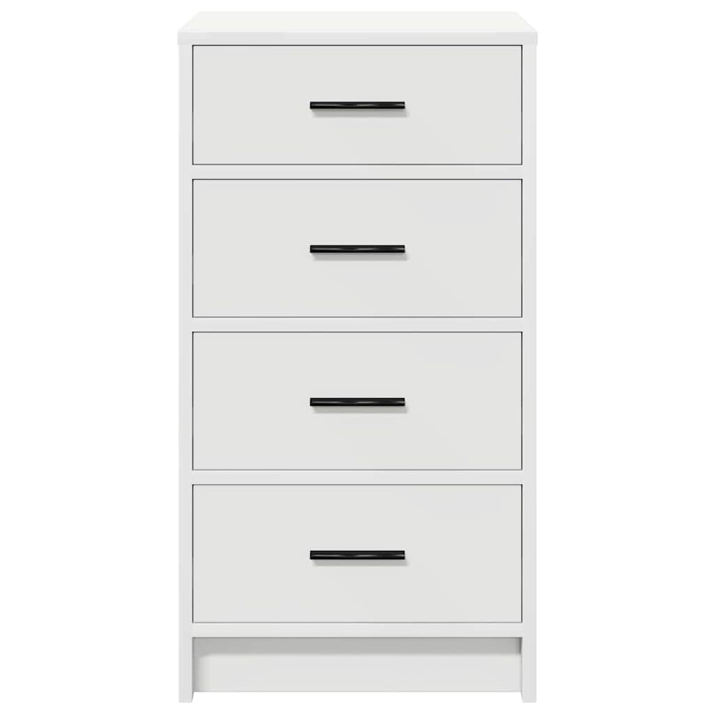 vidaXL Dressoir met lade Wit 40 x 41 x 75 cm Bewerkt hout