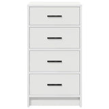 vidaXL Dressoir met lade Wit 40 x 41 x 75 cm Bewerkt hout