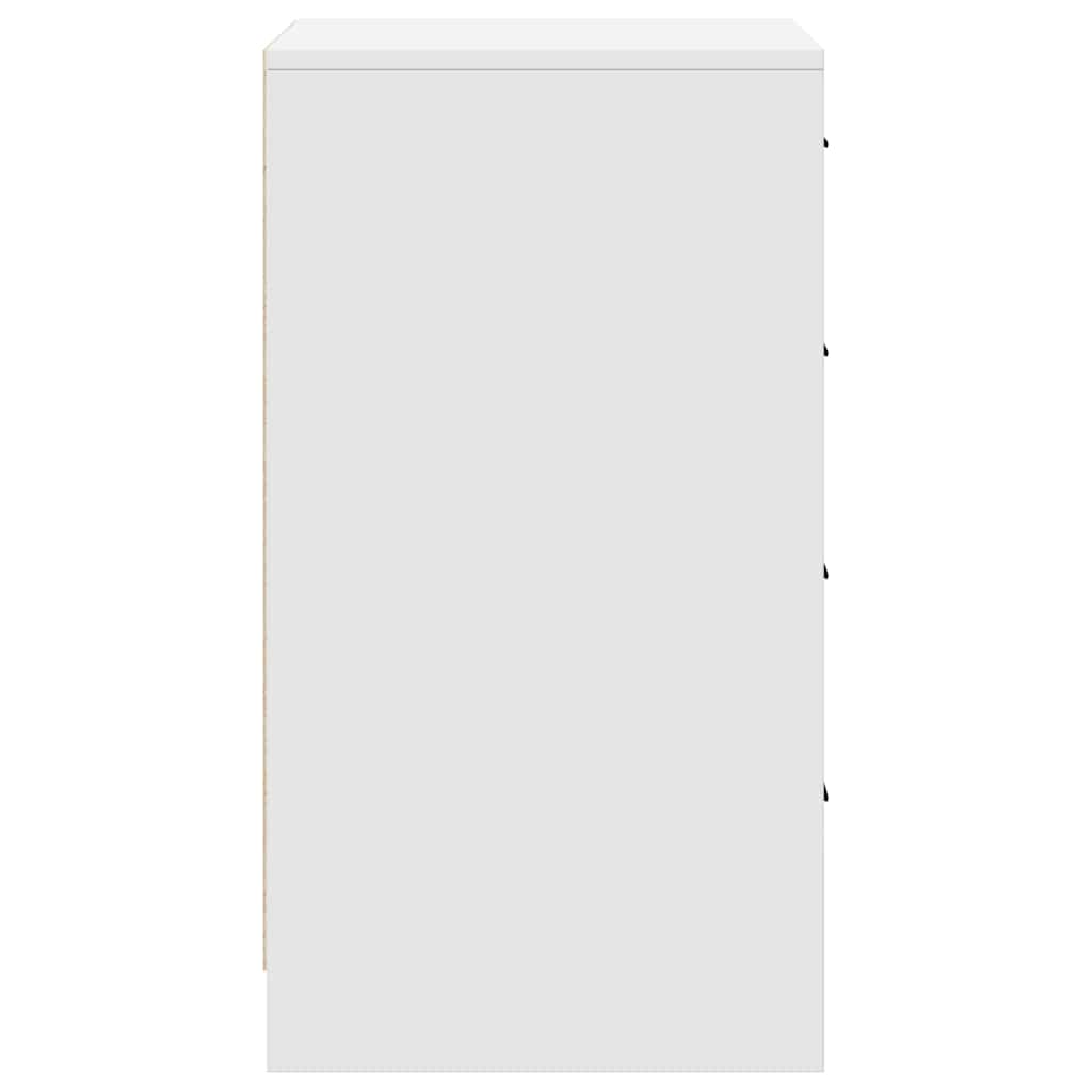 vidaXL Dressoir met lade Wit 40 x 41 x 75 cm Bewerkt hout