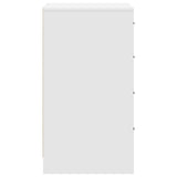 vidaXL Dressoir met lade Wit 40 x 41 x 75 cm Bewerkt hout