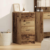vidaXL Dressoir met lade Wit 40 x 41 x 75 cm Bewerkt hout