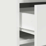 vidaXL Dressoir met lade Wit 40 x 40,5 x 75 cm Bewerkt hout