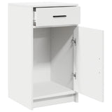 vidaXL Dressoir met lade Wit 40 x 40,5 x 75 cm Bewerkt hout