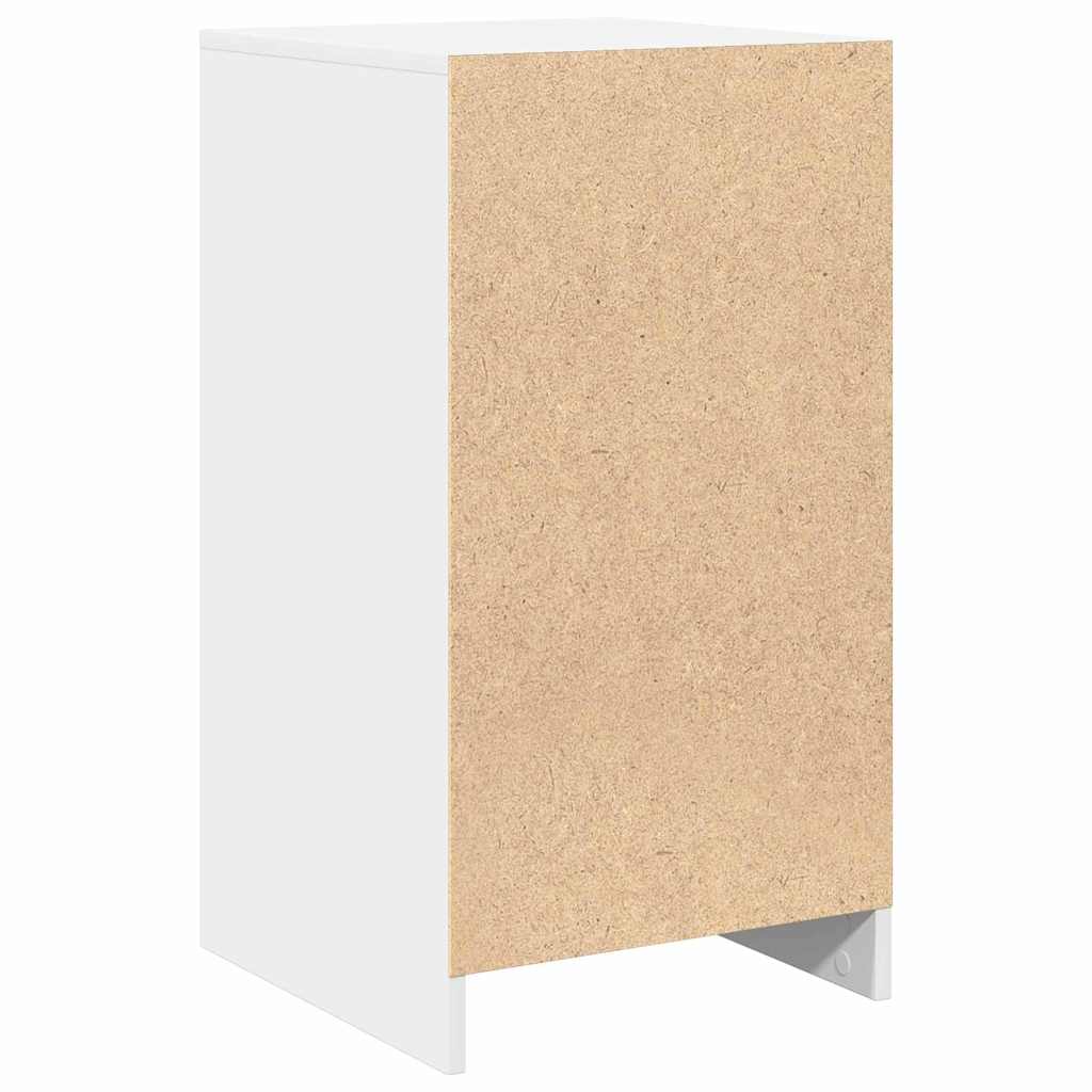 vidaXL Dressoir met lade Wit 40 x 40,5 x 75 cm Bewerkt hout