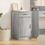 vidaXL Dressoir met lade Wit 40 x 40,5 x 75 cm Bewerkt hout
