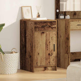 vidaXL Dressoir met lade Wit 40 x 40,5 x 75 cm Bewerkt hout