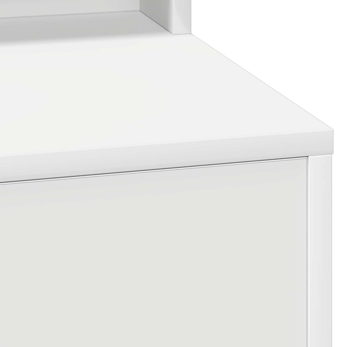 vidaXL Kaptafel met spiegellichten Wit 100 x 41 x 135 cm Bewerkt hout