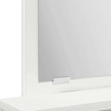vidaXL Kaptafel met lade met plank Wit 50 x 41 x 140 cm Bewerkt hout